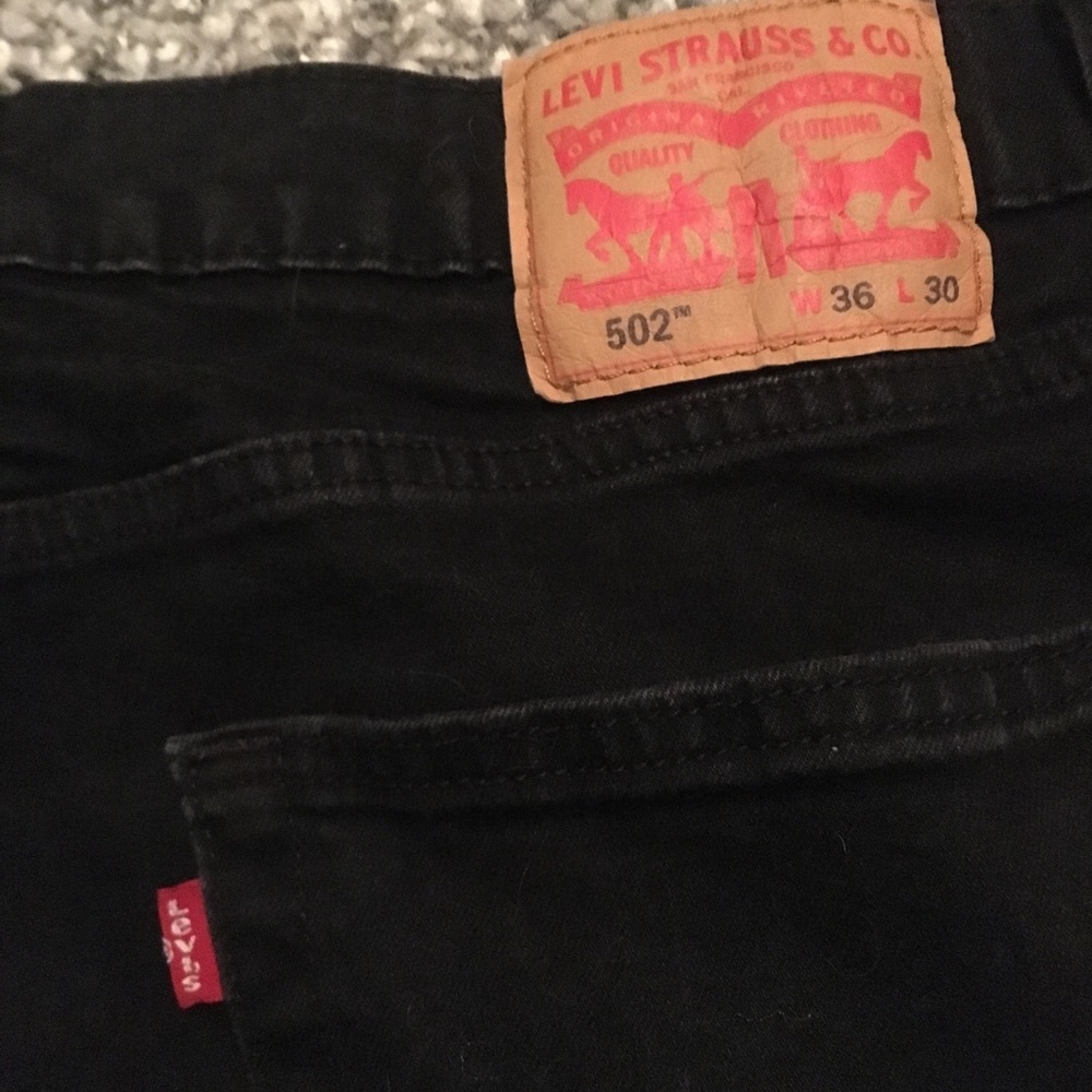 LEVI’S Men’s 503 Black Jeans W 36 L 30